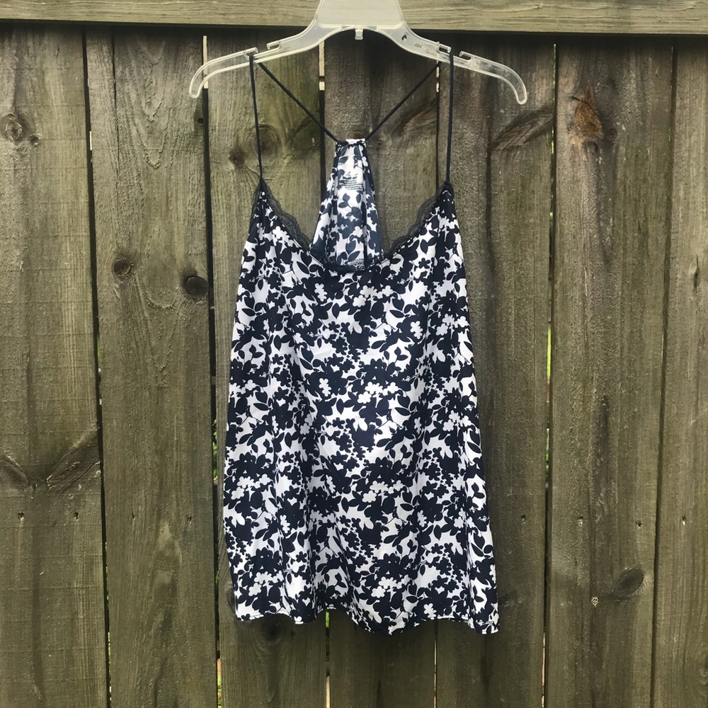 Women’s NY&Co Floral and Lace Cami Tank - Picture 6 of 13